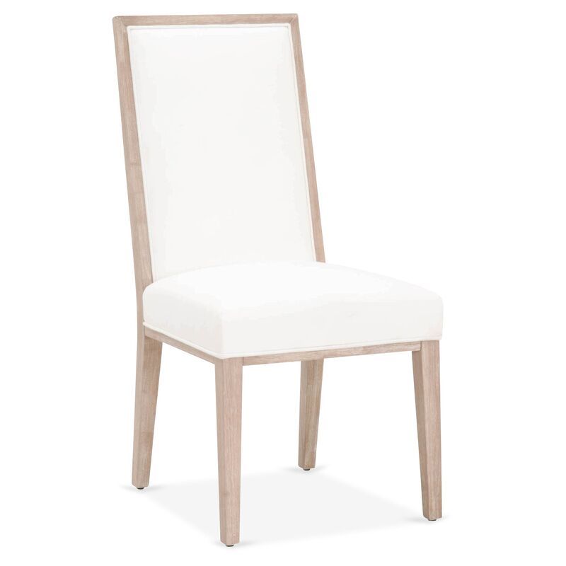 S/2 Performance Armel Side Chairs, Pearl | One Kings Lane