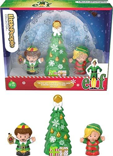 Fisher-Price Little People Collector Elf Special Edition Figure Set with Buddy the Elf, His Frien... | Amazon (US)