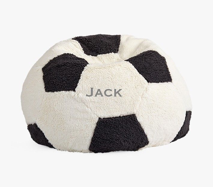 Anywhere Beanbag™, Sherpa Soccer Ball | Pottery Barn Kids