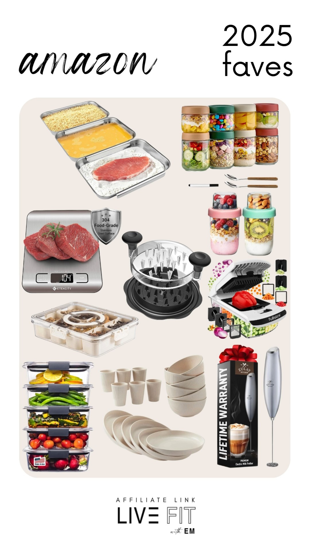 Check out my top 2025 Amazon faves! From kitchen essentials to meal prep containers, these must-haves will make your life easier and more enjoyable. 🌟✨ #AmazonFave #KitchenEssentials #MealPrep #HomeCooking #FoodStorage #SmartShopping #DailyUpgrade #ProductPick
																 

 #LTKdayinmylife #LTKfoodie #LTKHome