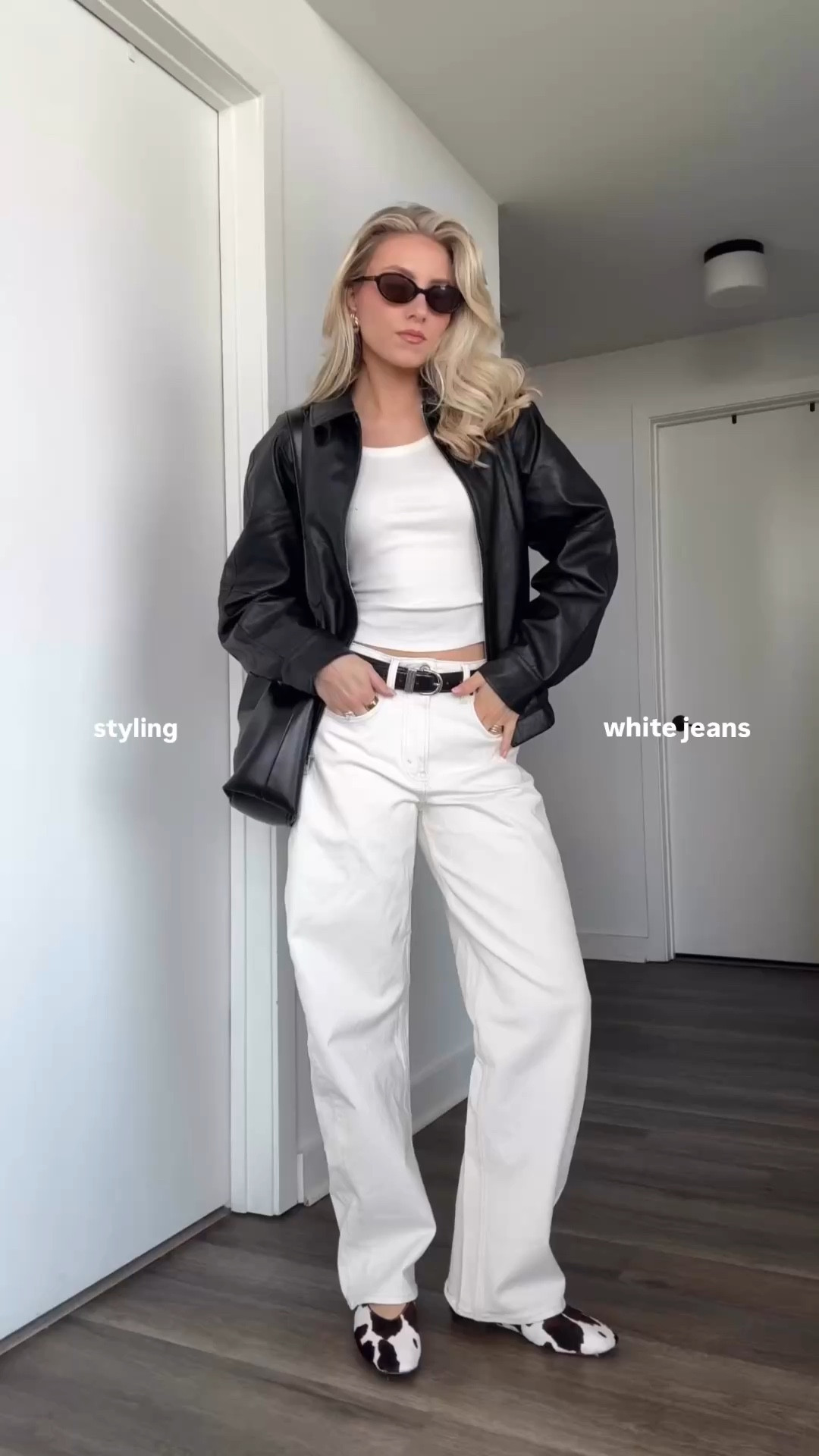 How to style white barrel jeans from @abercrombie 

#LTKootd #LTKdayinmylife #LTKgrwm