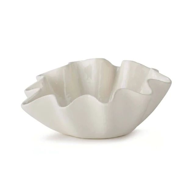 Ruffle Decorative Bowl | Cailini Coastal