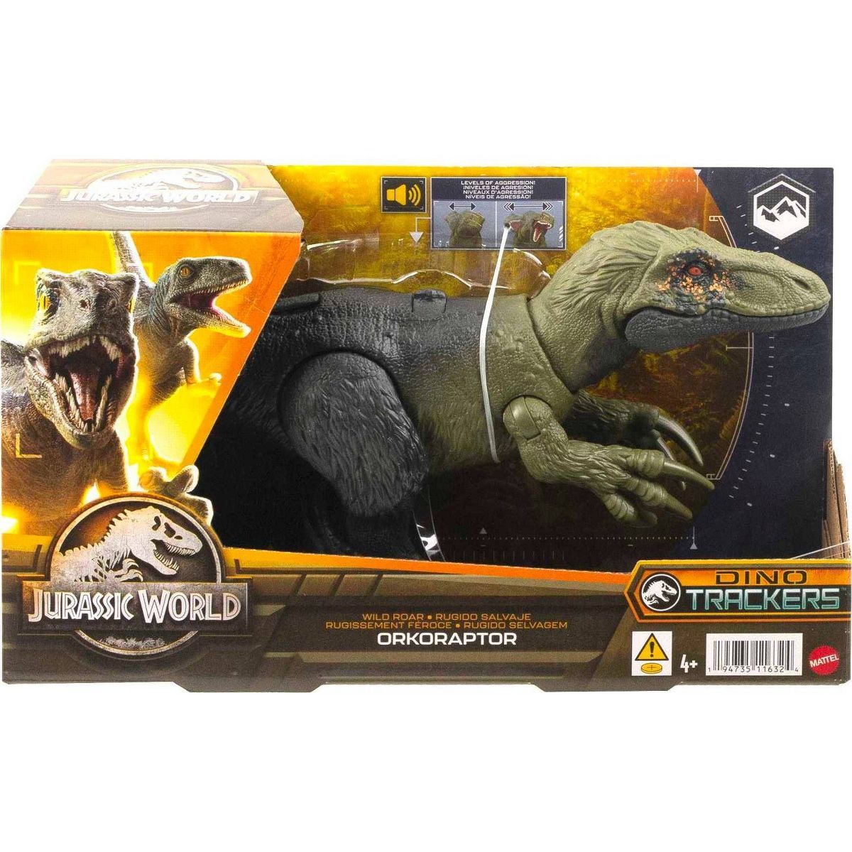 Jurassic World Dino Trackers Wild Roar Orkoraptor Action Figure | Target