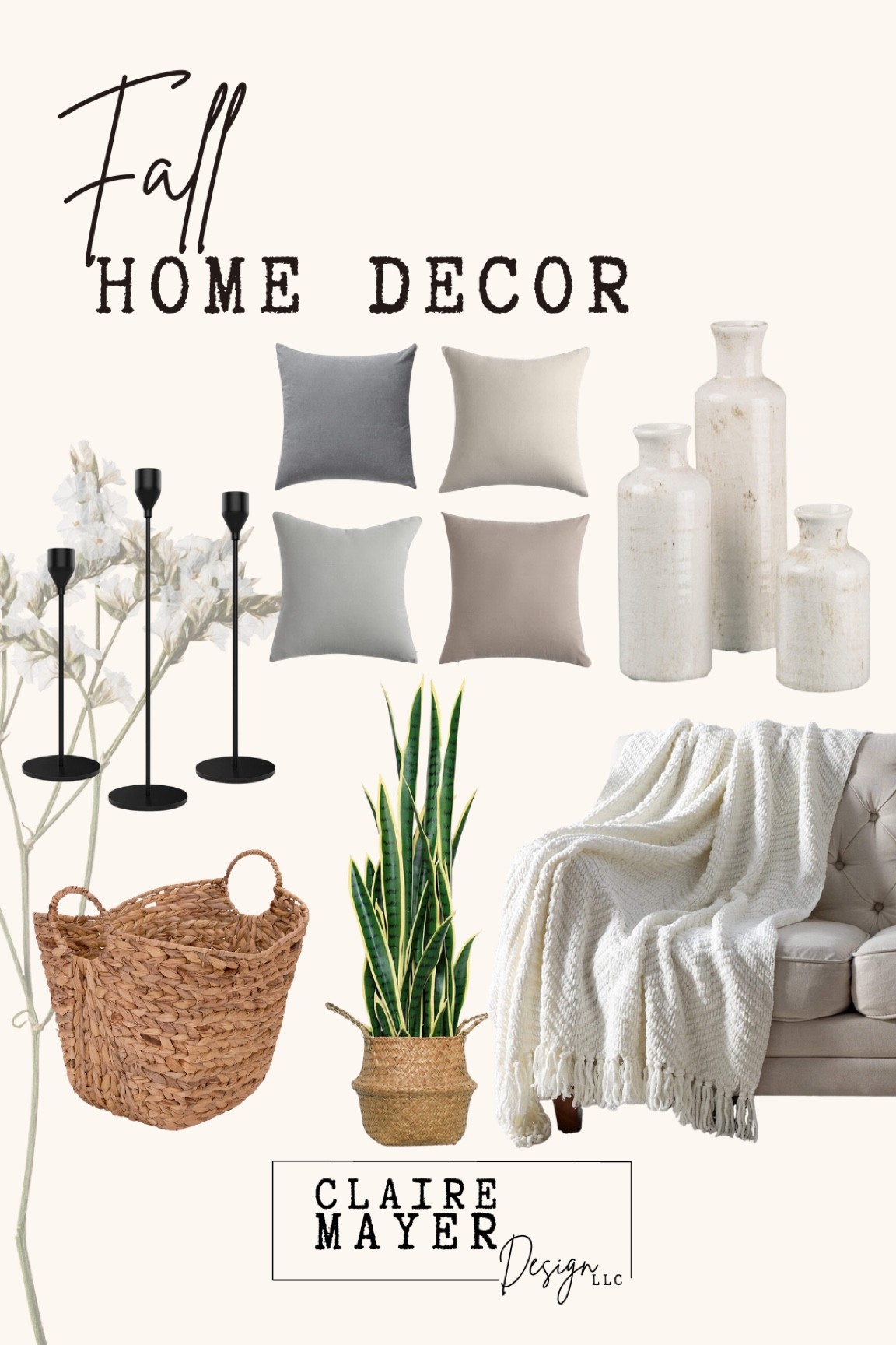 Fall home decor can be neutral! Here are some beautiful fall home decor pieces. 

#LTKSeasonal #LTKunder50 #LTKhome