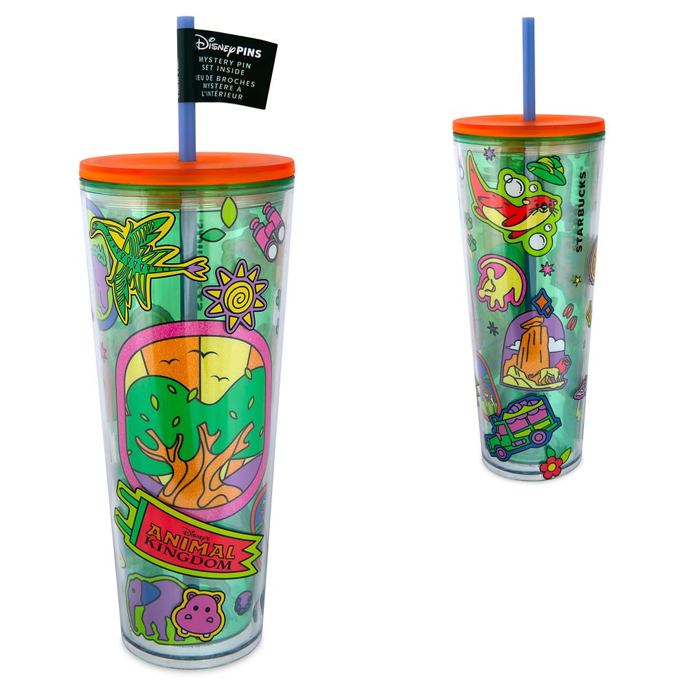 Disney's Animal Kingdom Starbucks® Travel Tumbler with Mystery Pin Blind Pack – 2-Pc. | Disney Store