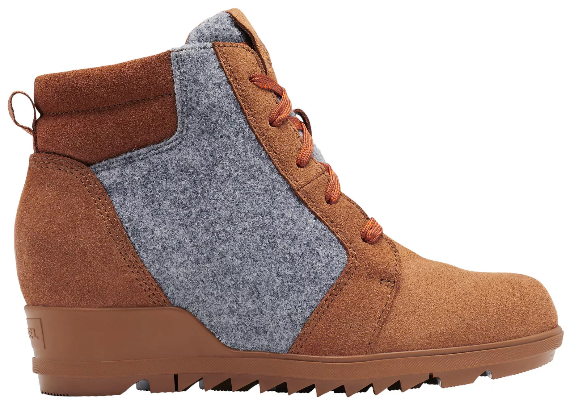 Sorel Women's Evie Ankle Lace Boot, Size 9.5, Velvet Tan/Blackened Brow | Public Lands