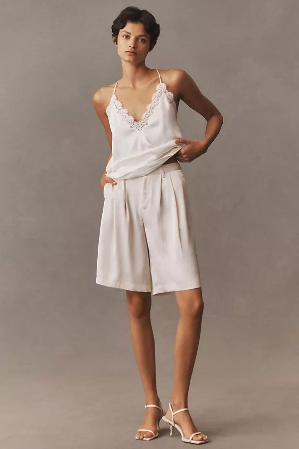 Everly Silk Lace Cami | Anthropologie (US)