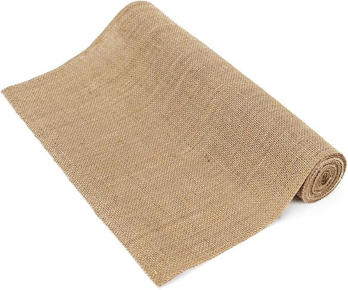 Home·FSN Burlap Table Runner, 100% Jute Vintage 14X108 Inches Table Runner for Wedding, Parties,... | Amazon (US)