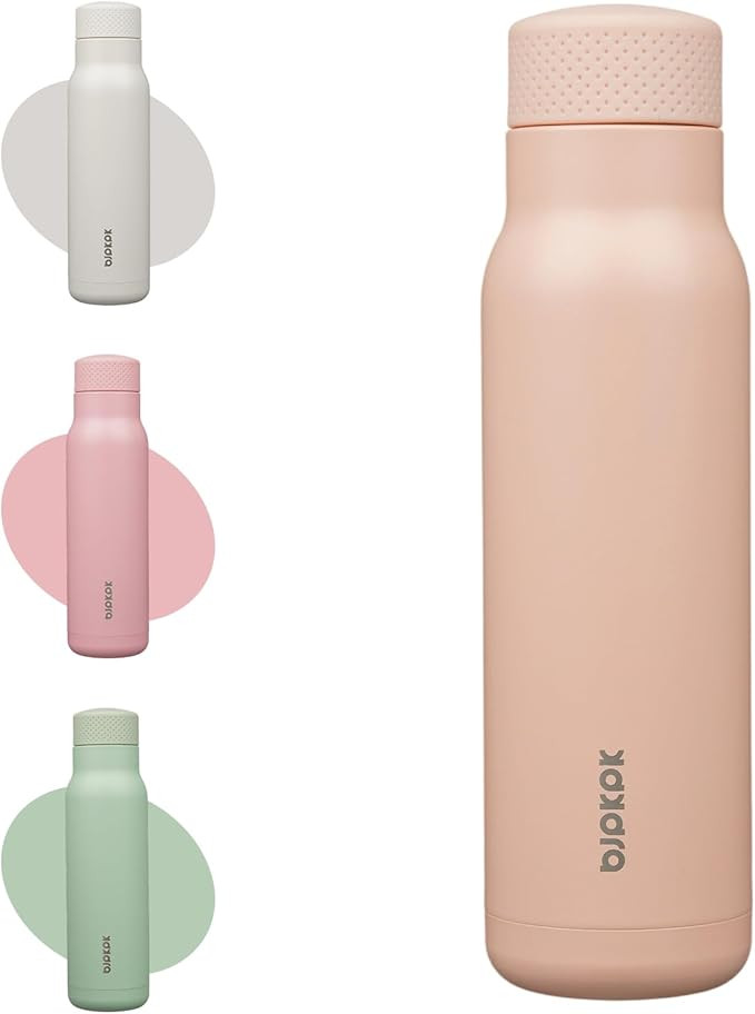 BJPKPK Stainless Steel Water Bottle,21oz insulated Reusable Bottle,Leakproof Metal Thermal Flask ... | Amazon (US)