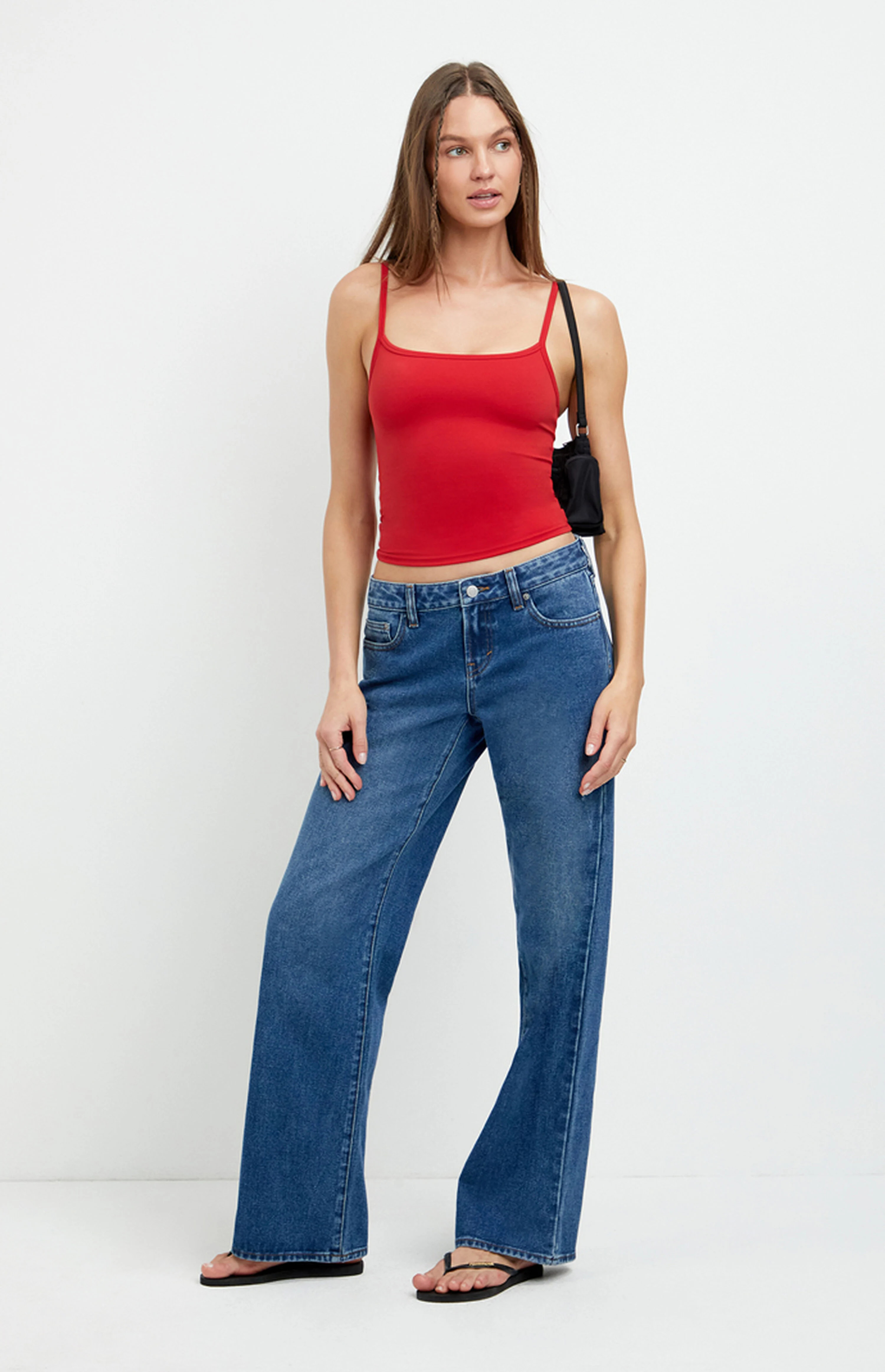 Pacsun Zoe Low Rise Girlfriend Jeans Medium Blue | PacSun