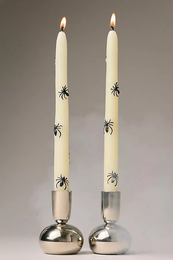 Mystic Icon Taper Candles, Set of 2: Spider Edition | Anthropologie (US)