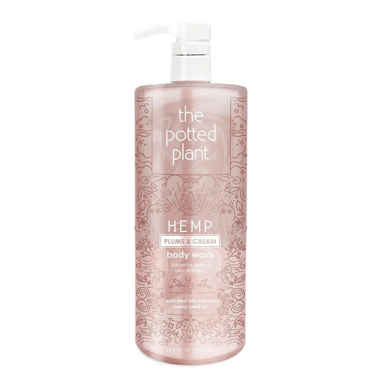 The Potted Plant Plums & Cream Hemp-Enriched Herbal Body Wash | Beauty Brands