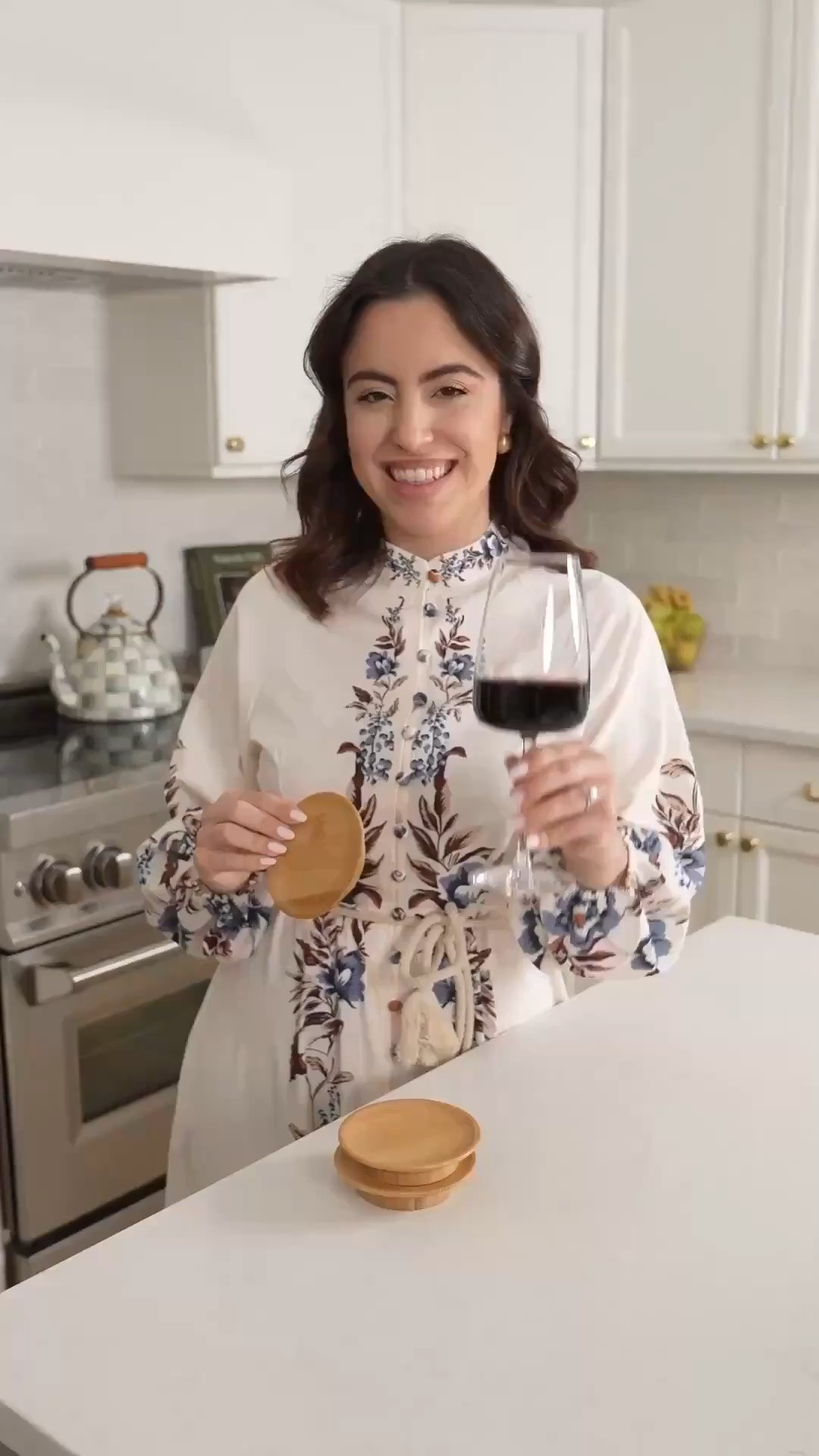 These wine glass charcuterie toppers are such a genius find and I can't stop raving about them! Your guests can mingle hands-free while looking so chic. They are absolutely perfect for any gathering!

cocktail party, bamboo charcuterie board, party styling, summer gathering, fancy appetizers, outdoor entertaining

#LTKfoodie #LTKHome #LTKU