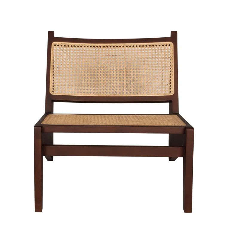 Chance Solid Wood and Cane Occasional Chair | Wayfair North America