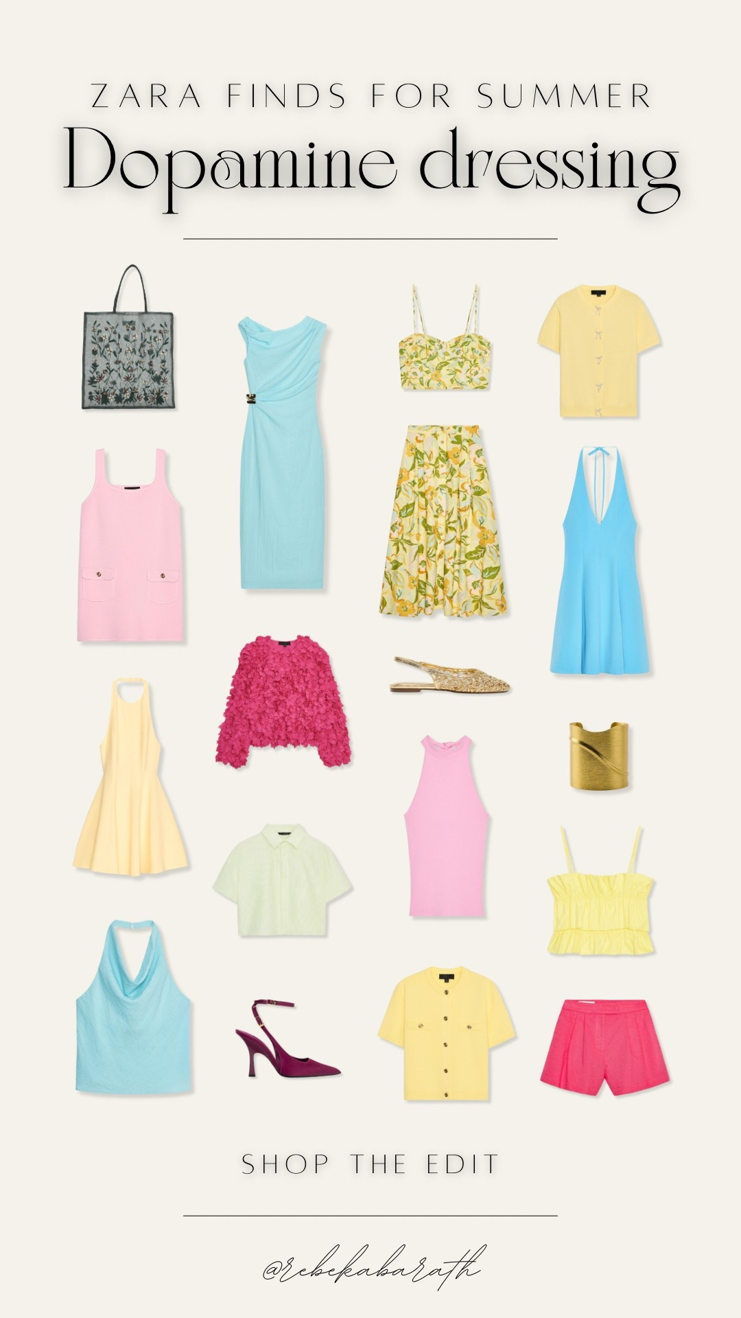 Zara summer finds for dopamine dressing ✨

dopamine dressing | zara style | summer fashion | feel good fashion | style inspo 

#LTKSeasonal #LTKSummerEdit #LTKStyleTip