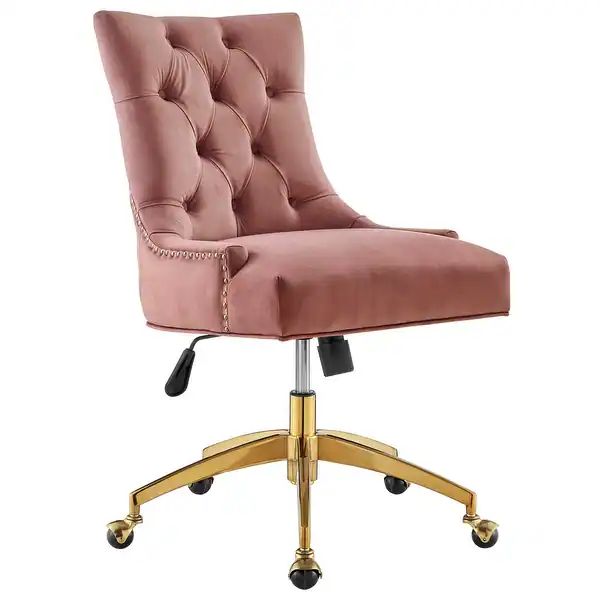 Regent Tufted Performance Velvet Office Chair - Bed Bath & Beyond - 34358208 | Bed Bath & Beyond