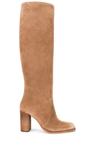 Dolce Vita Nekita Boot in Truffle Suede from Revolve.com | Revolve Clothing (Global)