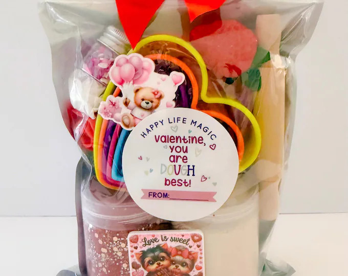 Box of Chocolates Sensory Dough Kit, Valentines Day Play Dough,valentines Class Gift, Party Favor... | Etsy (US)