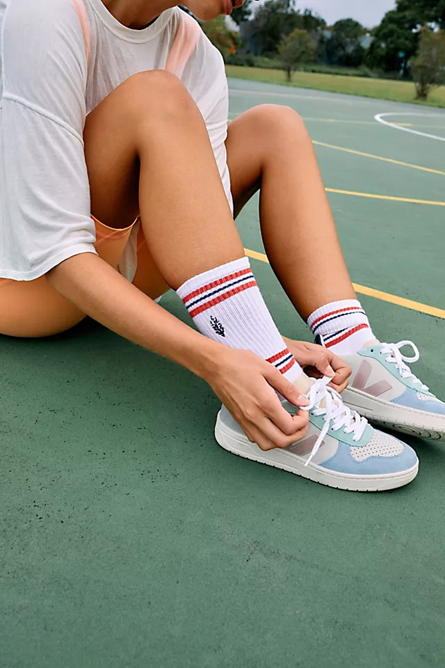 Veja V-10 Suede Sneakers | Free People (Global - UK&FR Excluded)