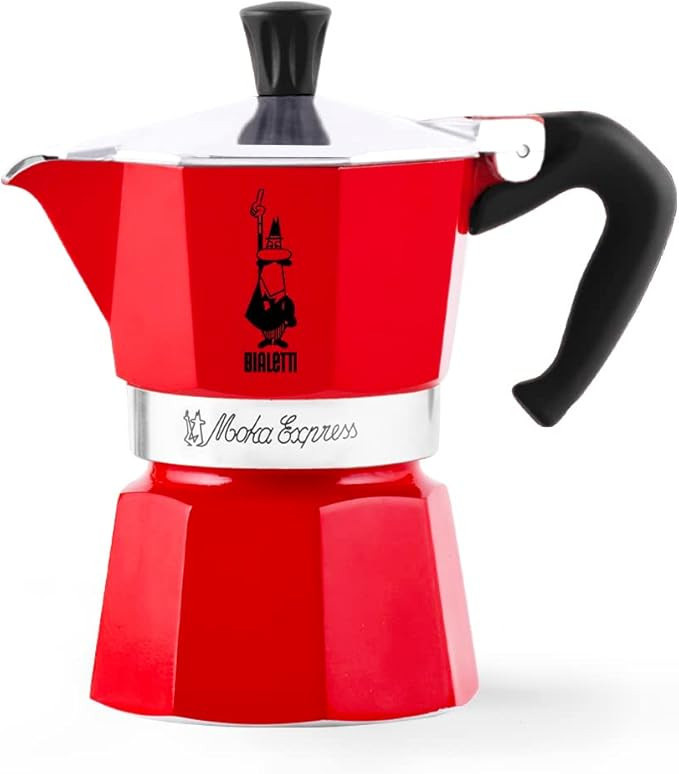 Bialetti 4941 Moka Express Espresso Maker, Red | Amazon (US)