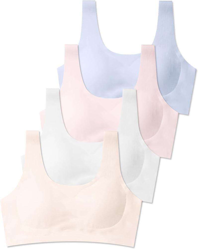 SALIA GIRL Training Bras for Girls 10-16 Sports Seamless Bra with Removable Padding Bras | Amazon (US)