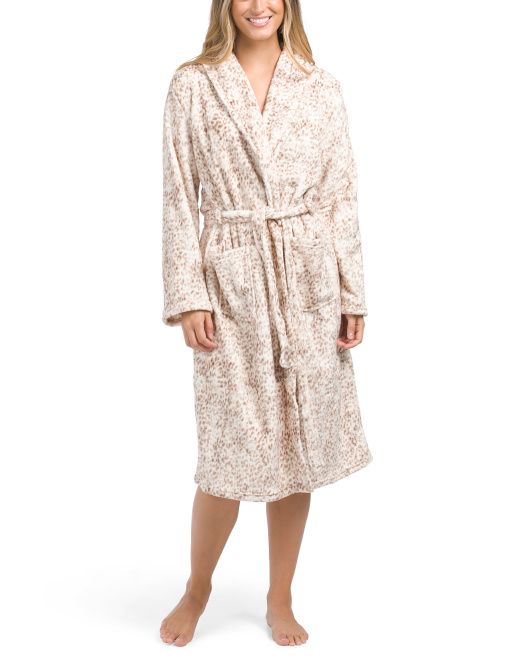 Printed Plush Robe curated on LTK