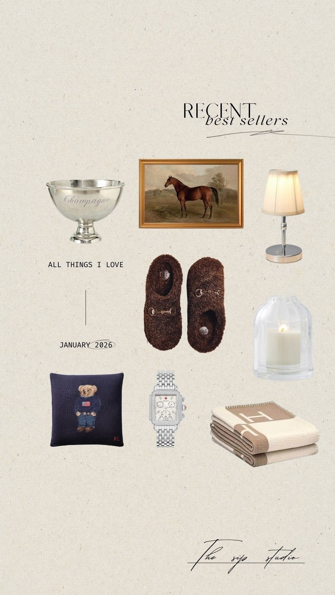Recent  best sellers / finds I love and you loved as well 🐴🤎✨ home decor / horse art / little lamp / slippers / RL bear pillow / champagne cooler / cozy throw blanket / watch for her / candle cloche 

#LTKSaleAlert #LTKSeasonal #LTKHome