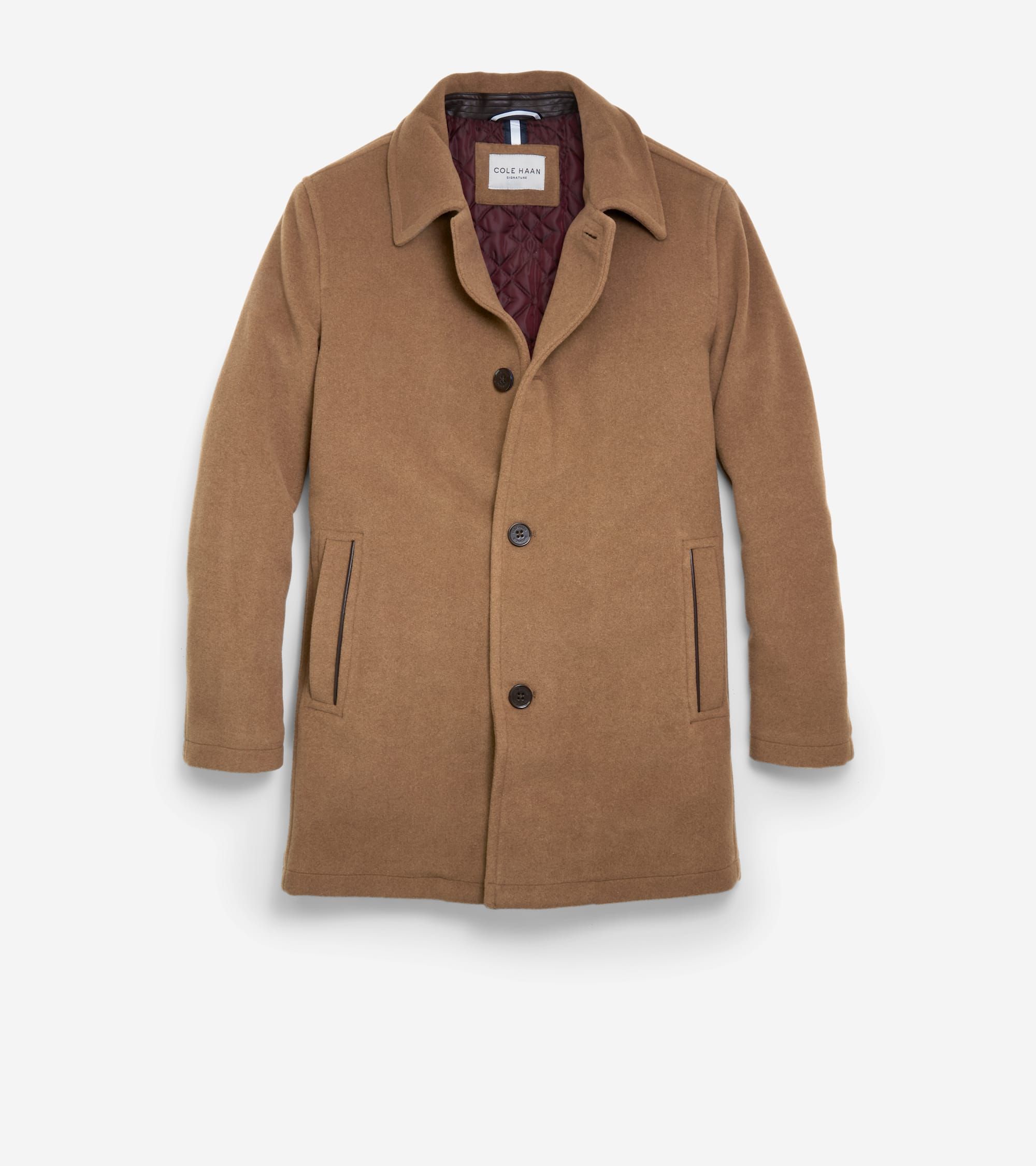 Men's Wool Car Coat | Cole Haan (US)