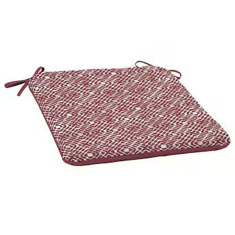 Style Selections 18-in x 19-in Hadrian Red Tile Patio Chair Cushion Lowes.com | Lowe's