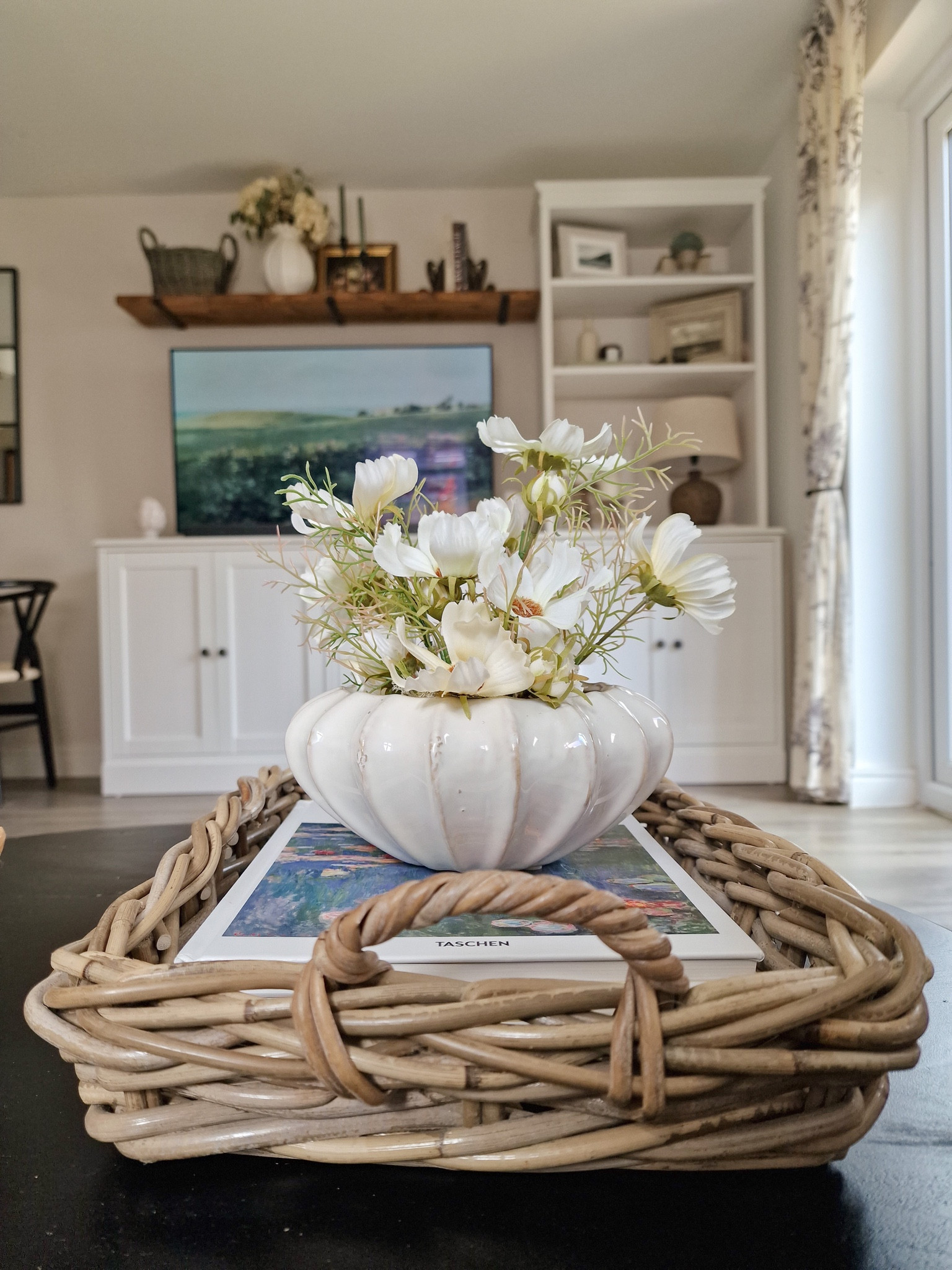 Beautiful rattan tray in the sale!

#LTKFind #LTKsalealert #LTKhome