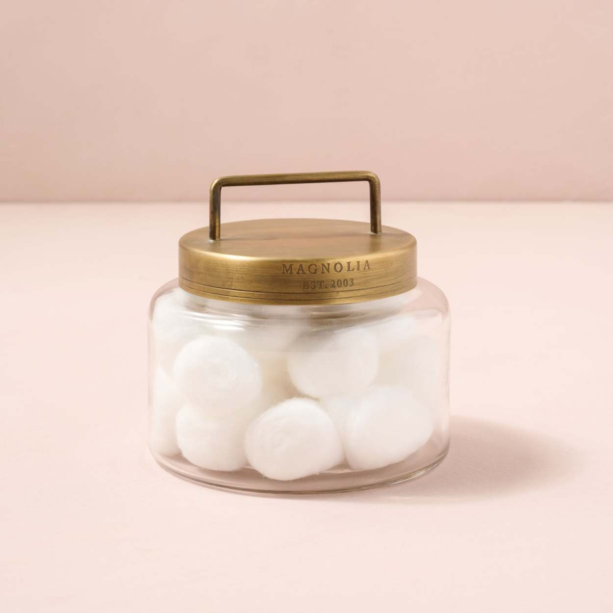 Antique Brass and Glass Canister | Magnolia