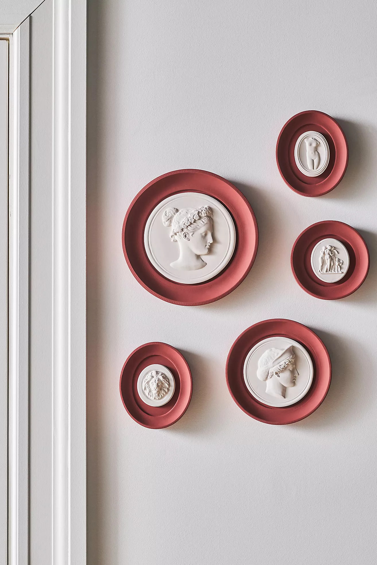 STATUETTE Rouge Plaster Framed Intaglio Gallery Wall Charm | Anthropologie (US)