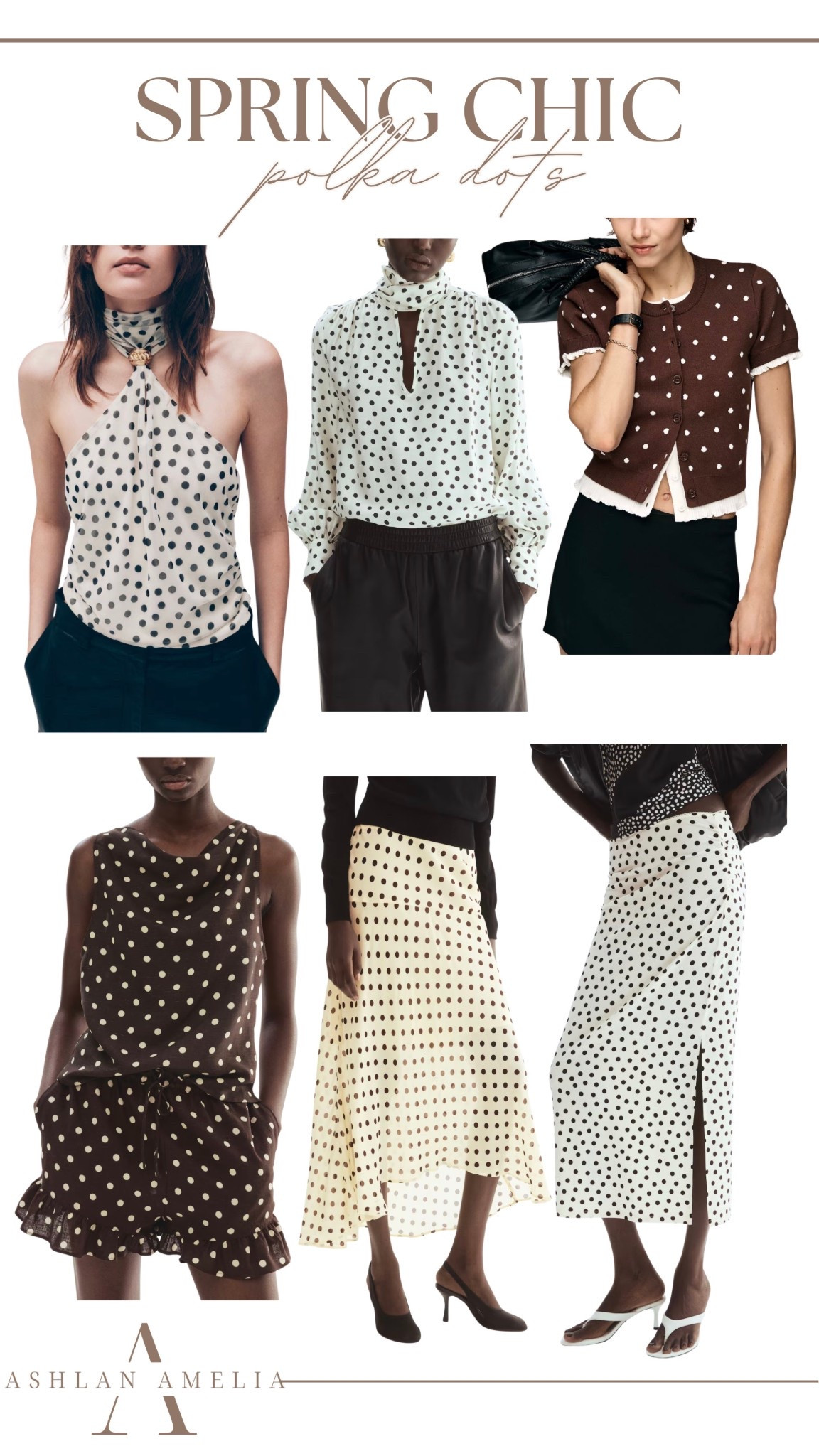 polka dot top, polka dot skirt, polka dot dress, chic outfit, spring outfit 

#LTKootd #LTKSeasonal #LTKgrwm