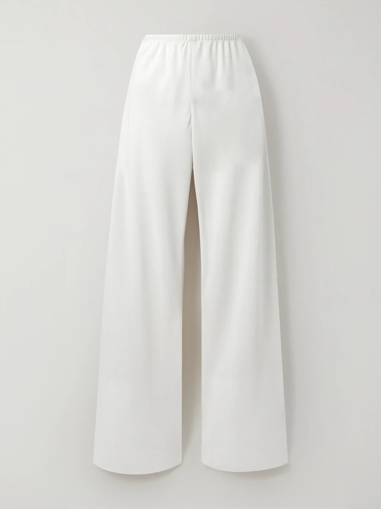 The Row - Gala Crepe Wide-leg Pants - Neutrals | NET-A-PORTER (US)