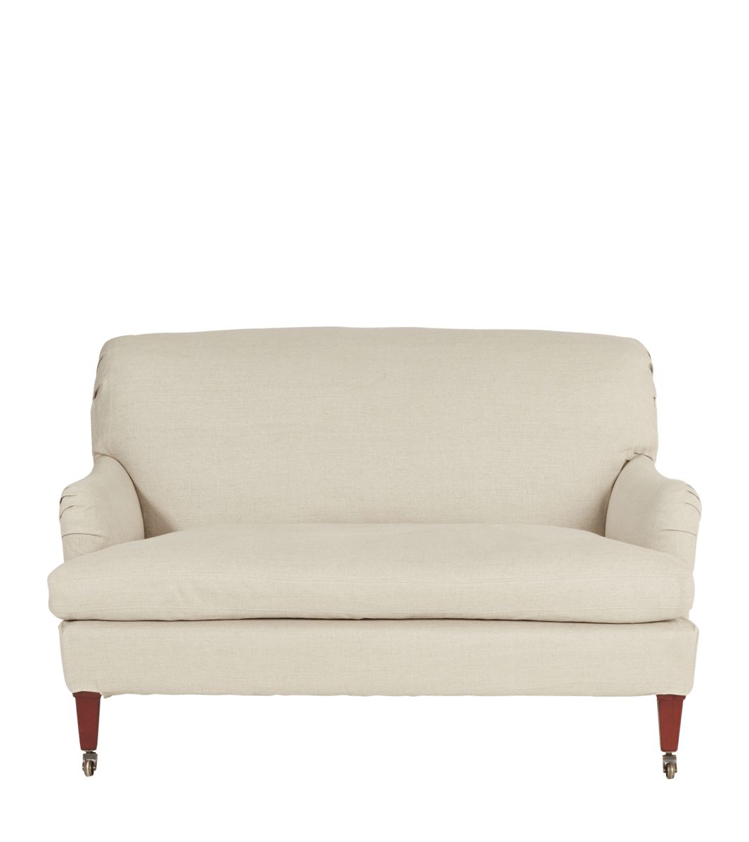 Coleridge 2-Seater Sofa With Linen Slip Cover - Natural | OKA US