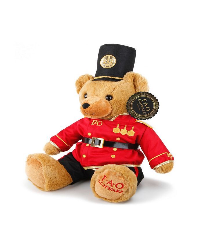 FAO Schwarz Toy Plush Anniversary Bear 12inch with Soldier Uniform & Reviews - All Toys - Home - ... | Macys (US)