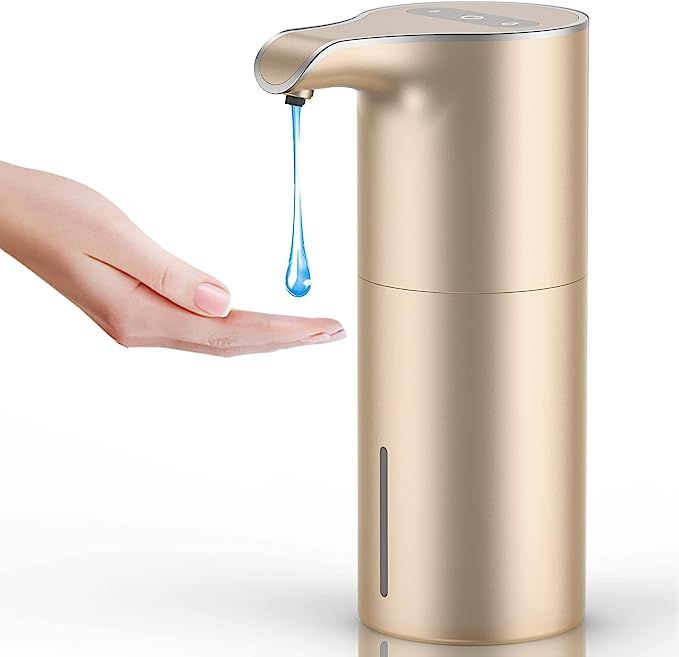 YIKHOM Automatic Liquid Soap Dispenser, 5 Level Adjustable Touch-Free Motion Sensor Soap Pump Dis... | Amazon (US)