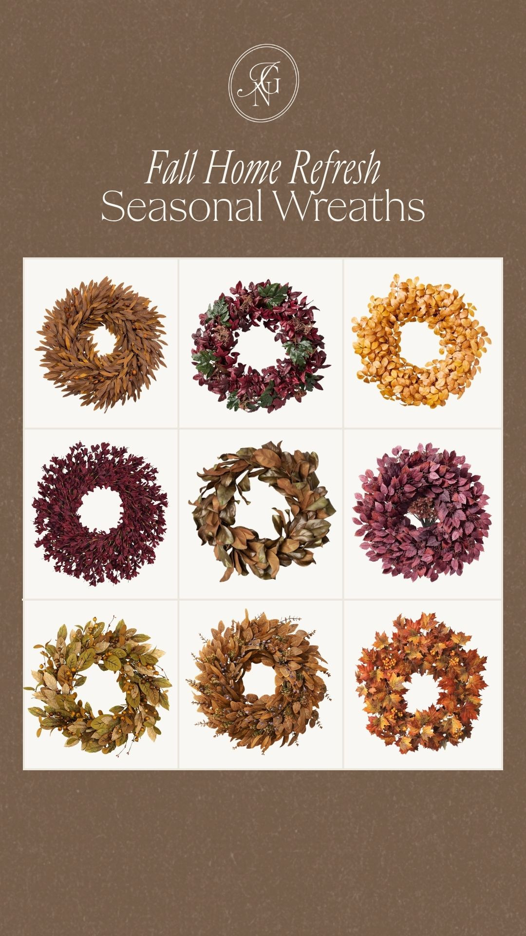 An elevated fall wreath is the easiest way to give your front door a seasonal refresh. 🍂 These rich burgundy, golden brown and autumn leaf wreaths bring instant warmth to any entryway or porch.

#fallwreath #fallhomedecor #target #amazon #athome #frontdoordecor #fallentryway #autumndecor #seasonaldecor

#LTKSeasonal #LTKHome