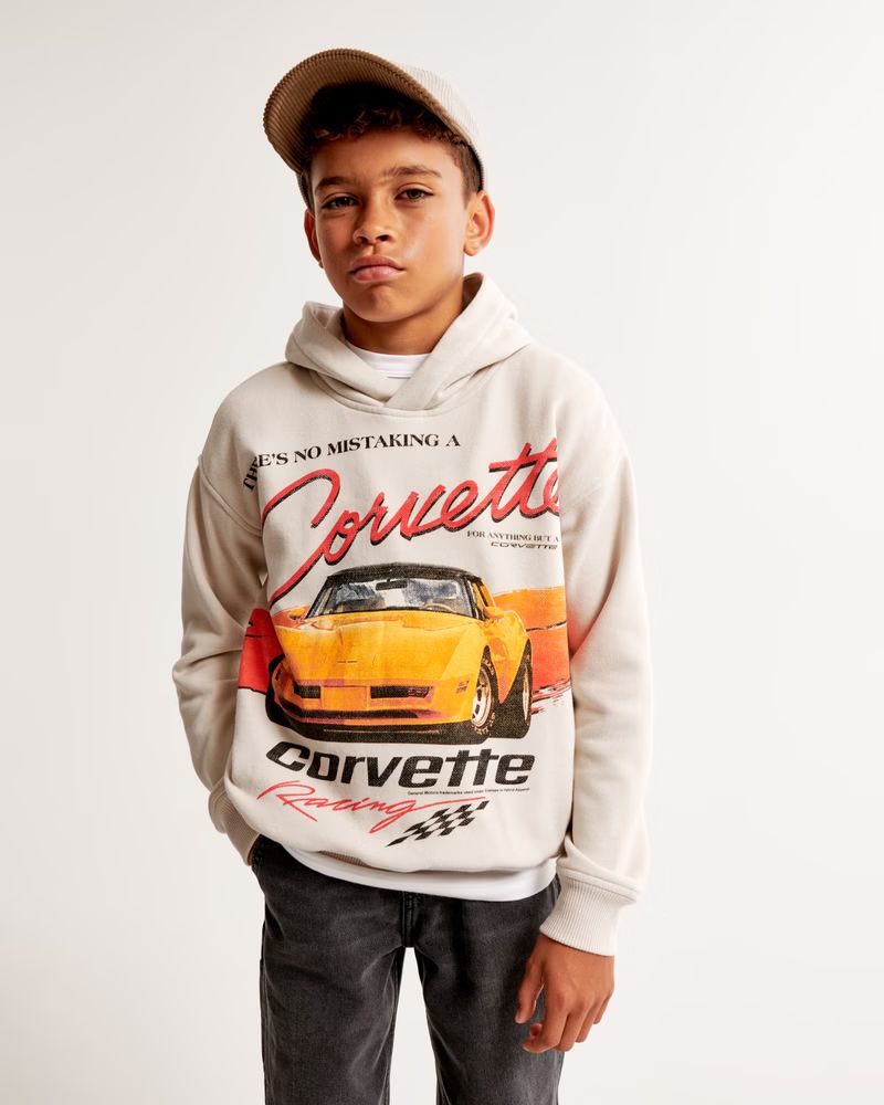 corvette graphic popover hoodie | Abercrombie & Fitch (US)