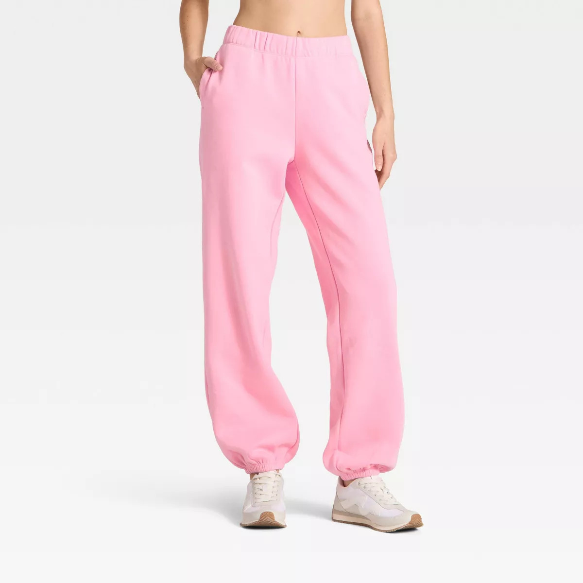 Women's Cinched Fleece Jogger Sweatpants - JoyLab™ | Target