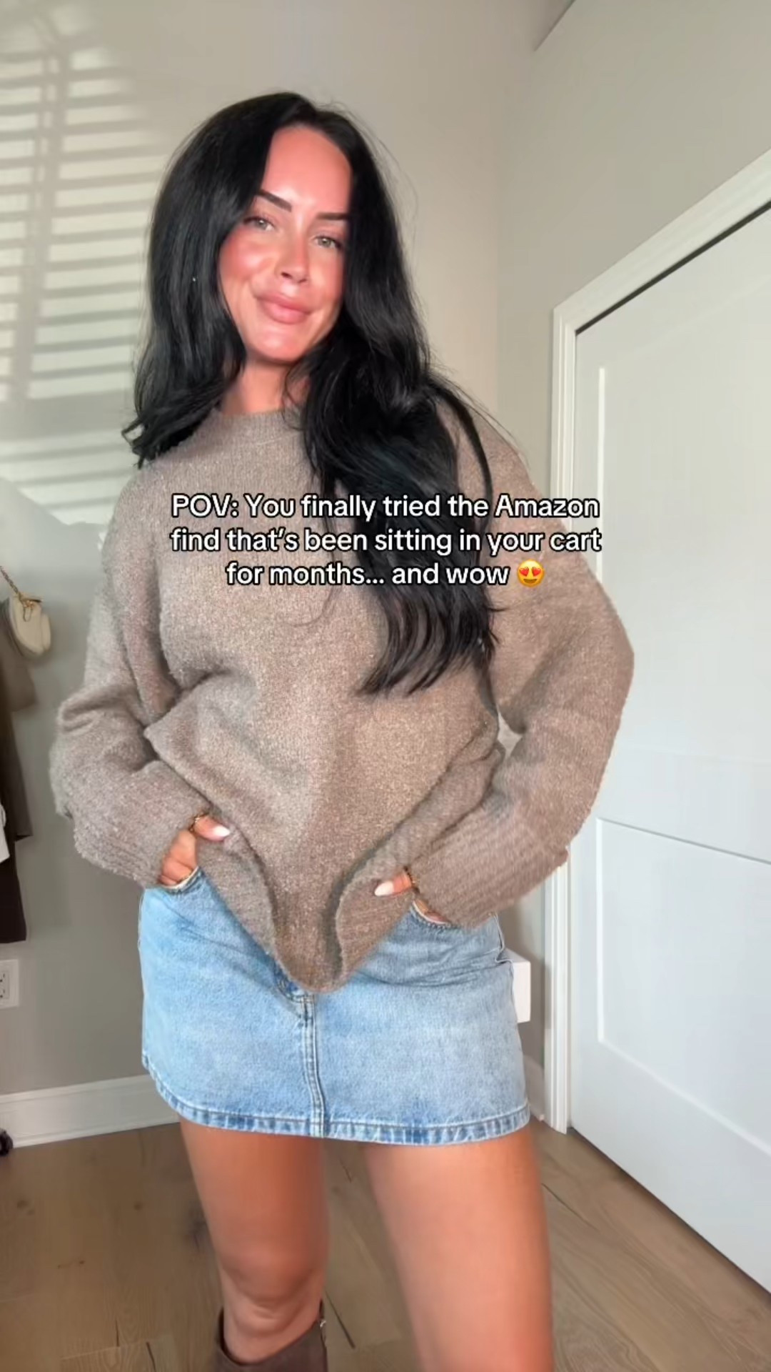 Such nice quality and so soft ☁️ Pairs perfectly with a skirt for the cutest fall look 🍂 Everything is linked 🔗 on my LTK in the Amazon section!

My sizing: 5’7 | 145 lbs | 32DD
Wearing size small sweater + size 28 skirt

#LTKSeasonal #LTKShoeCrush #LTKFindsUnder50