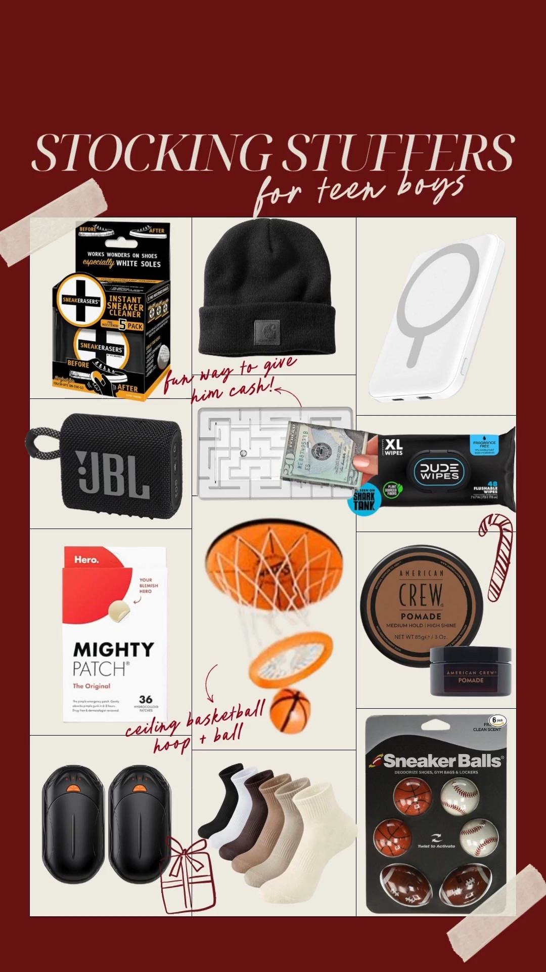 Stocking stuffer gift guide for teen and tween boys
Perfect small gifts he will love
Last minute gift guide for him

#LTKGiftGuide #LTKMens #LTKFindsUnder50