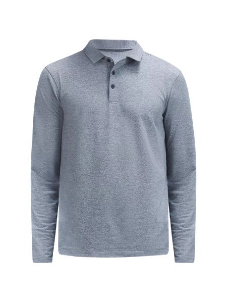 Evolution Long-Sleeve Polo Shirt *Pique | Men's Long Sleeve Shirts | lululemon | Lululemon (US)