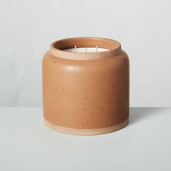 Harvest Spice Speckled Ceramic Seasonal Candle - Hearth & Hand™ with Magnolia | Target