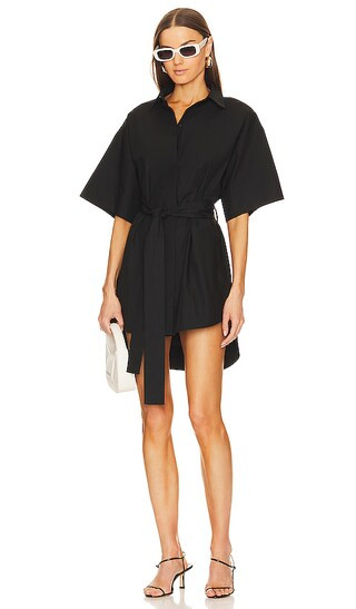 Kimono Mini Dress in Black | Revolve Clothing (Global)