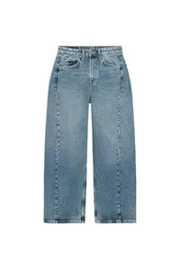ZW COLLECTION MID-WAIST RELAXED ANKLE JEANS | Zara UK