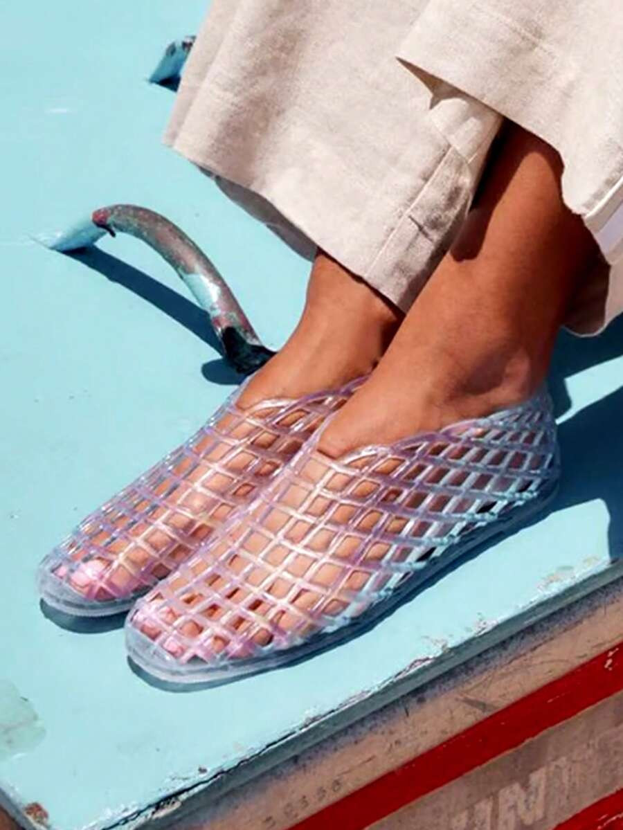 LocalClear Hollow Out Ballerina Shoes Ballet Flats For Women Back To School Summer Beach Slip-On ... | SHEIN