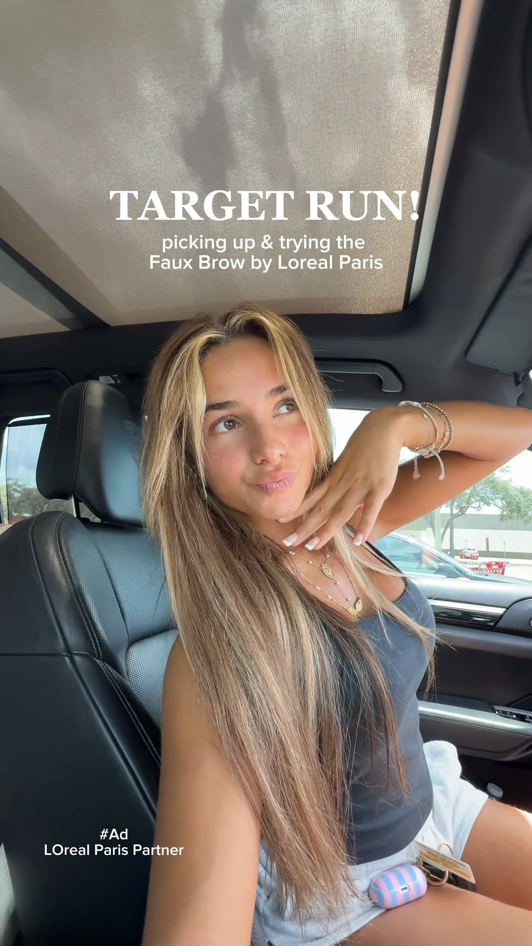 #Ad #LOrealParisPartner My makeup bag essentials @lorealparisusa 
@target #TargetPartner #LOrealParisMakeup #LOrealFauxBrow #Target @targetstyle 