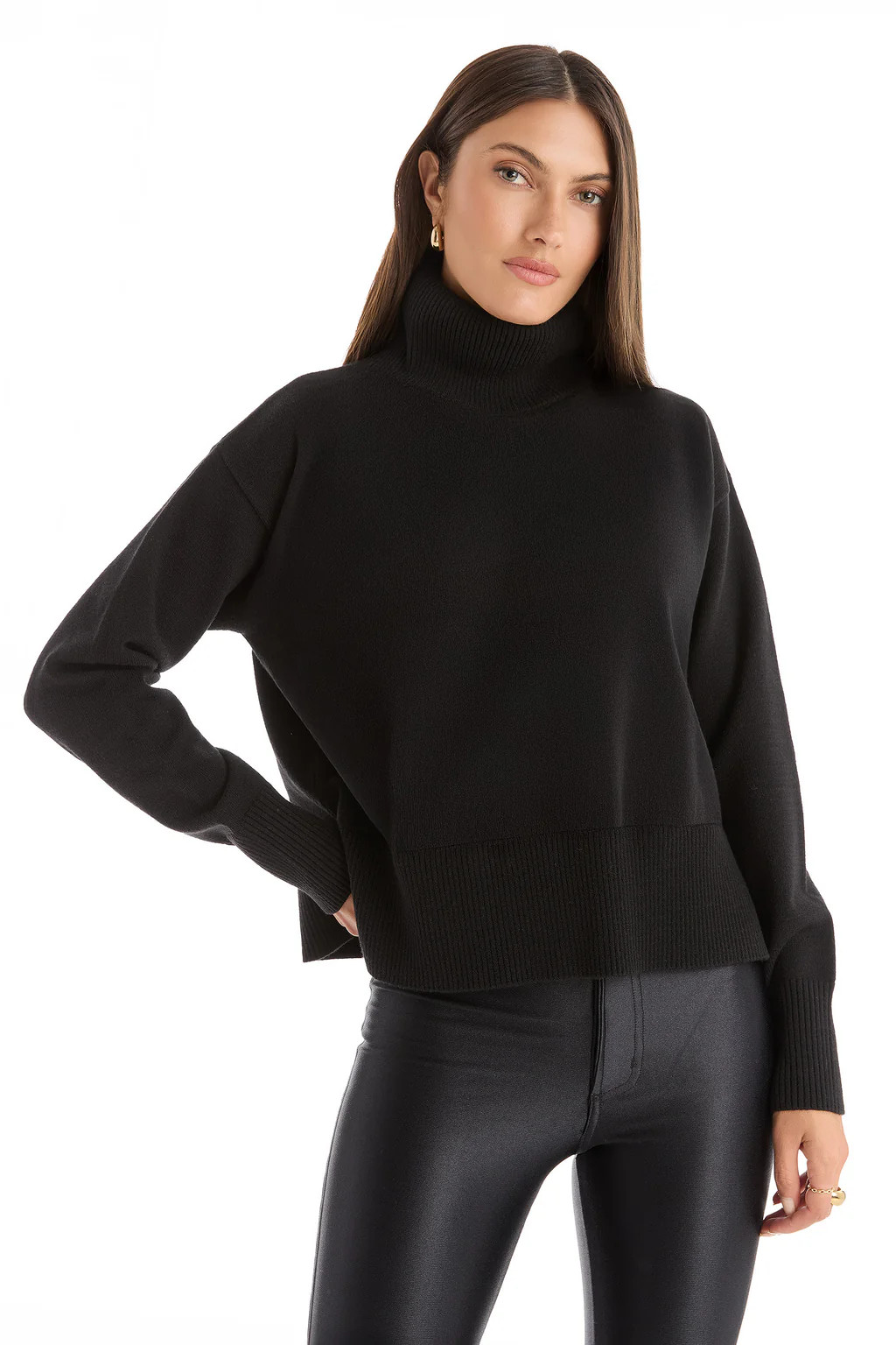 Gia Ultra Soft Sweater - Black | The Noli Shop