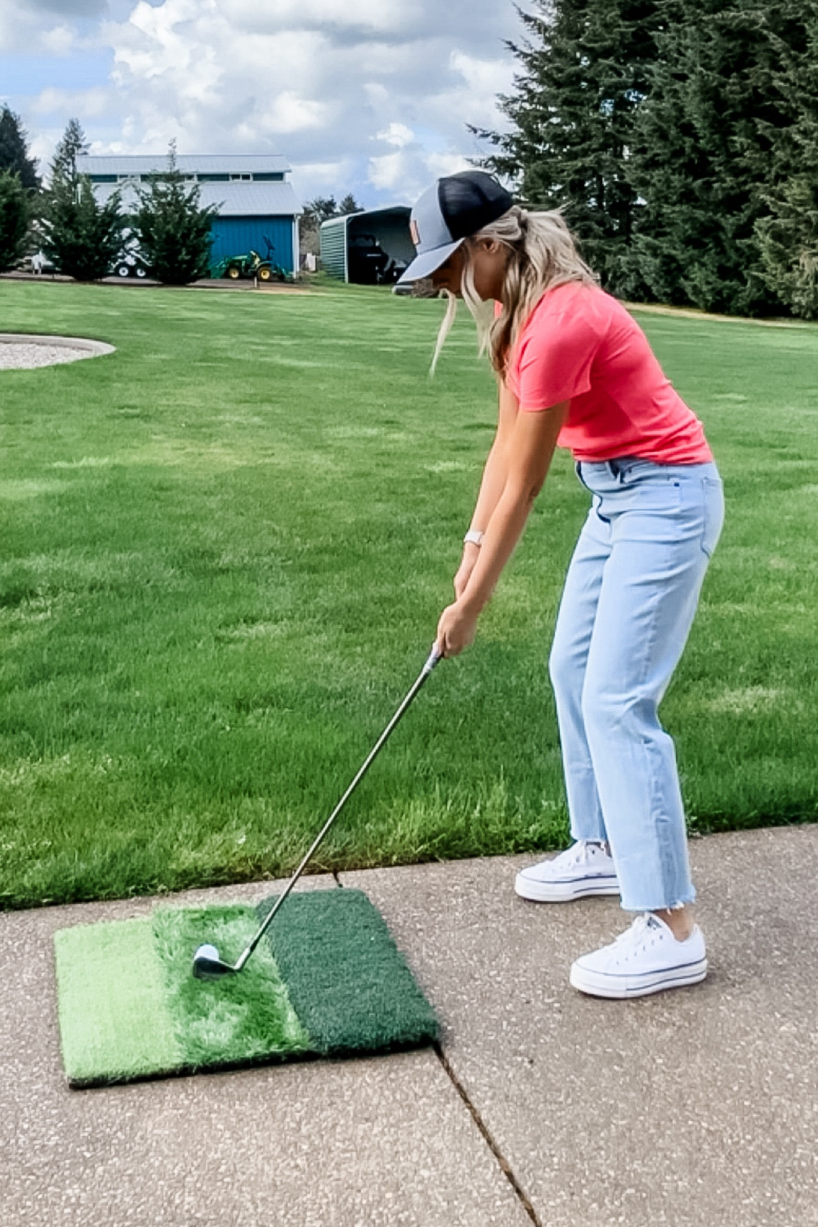 Outfit from my REEL ⛳️ Spring casual outfit

Abercrombie light wash mom jeans. Fit true to size (go up a size if in between). Target tee shirt. 

#LTKsalealert #LTKxTarget #LTKfindsunder50